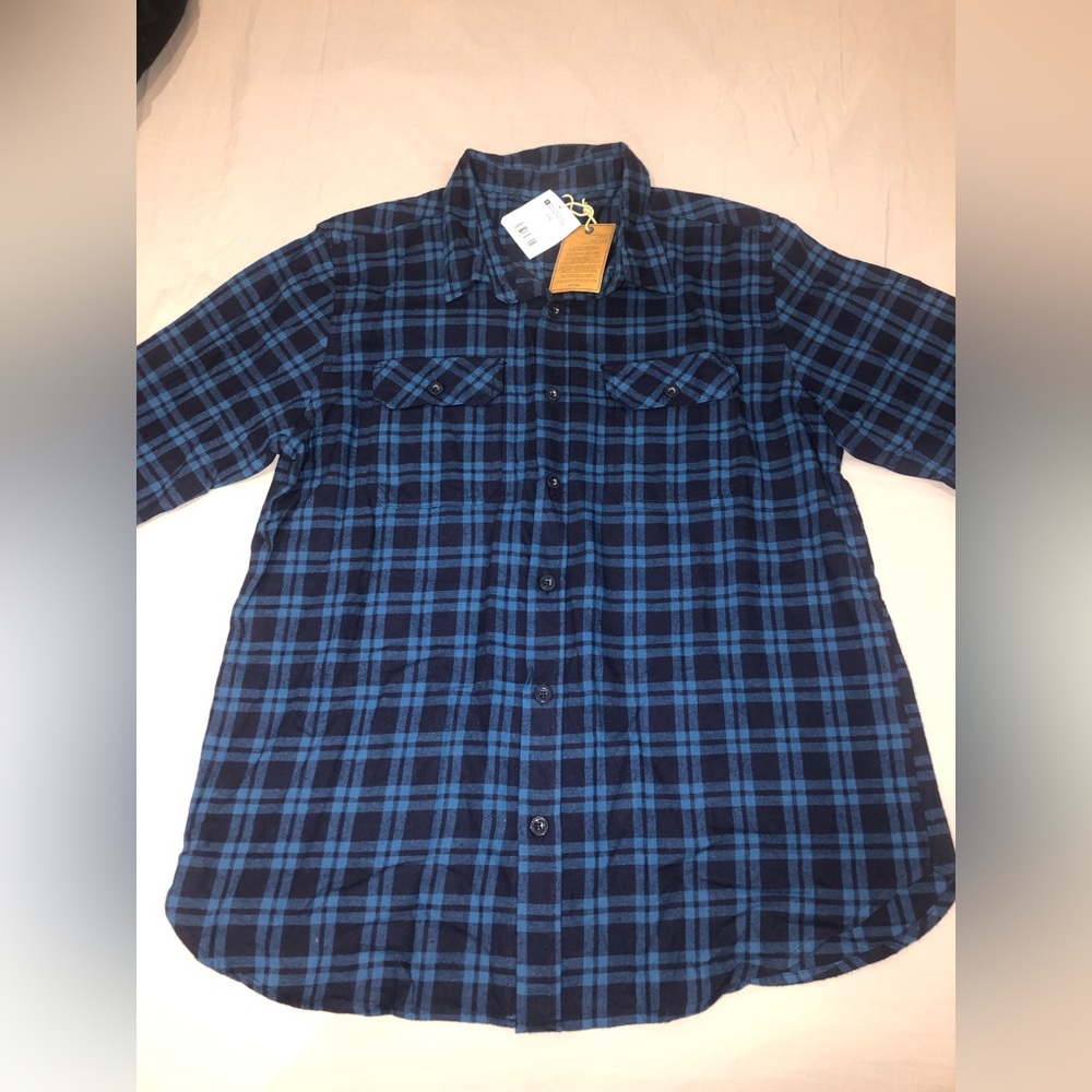 MOUNTAIN WAREHOUSE Trace Mens Flannel Long Sleeve Shirt (L)